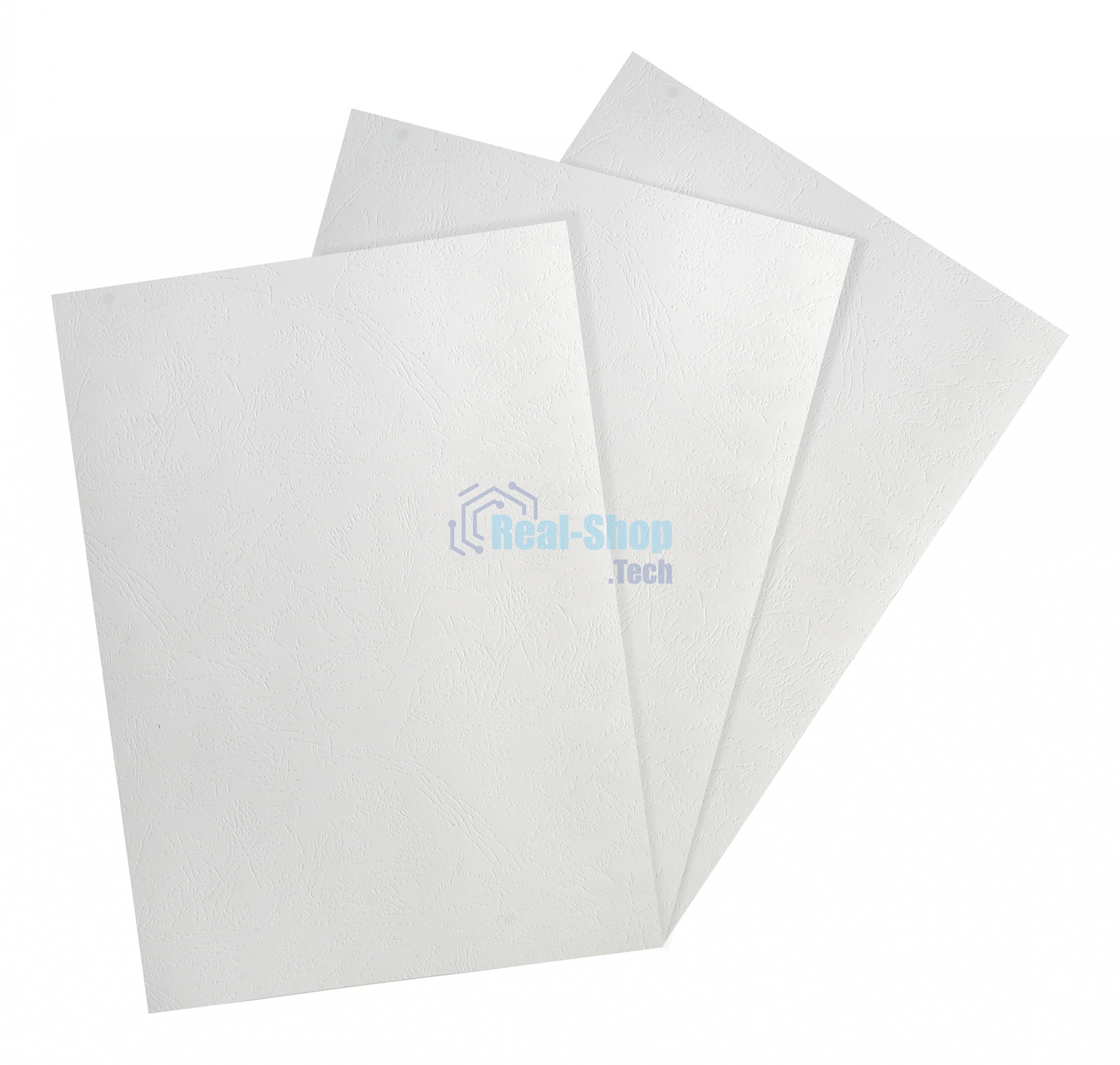 Обложки для переплета Silwerhof A4 230г/м2 белый (100шт) (1449325)