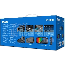 Портативная колонка Sven PS-860 черный 100W 1.0 BT/3.5Jack 5400mAh (SV-022518)