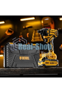 Винтоверт ударный аккумуляторный бесщет. Denzel CIDH-BL-20-270, Li-Ion, 20 В