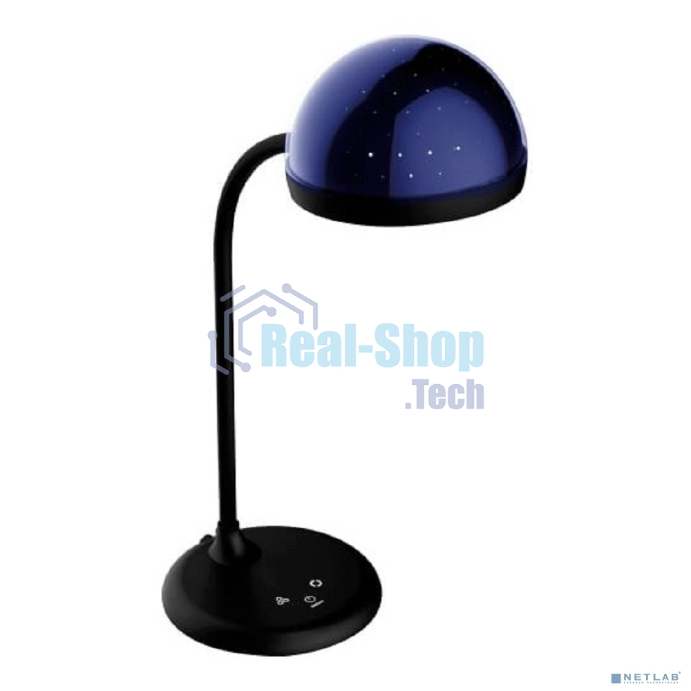 Светильник настольный Camelion KD-828 C02 черный LED (Свет.наст,6.5Вт,230В,360лм,сенс.,рег.ярк,CCT,RGb-ночник