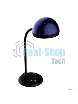 Светильник настольный Camelion KD-828 C02 черный LED (Свет.наст,6.5Вт,230В,360лм,сенс.,рег.ярк,CCT,RGb-ночник
