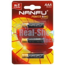 Батарейка щелочная AAA Nanfu LR03 3B(3x1B) (3шт.)