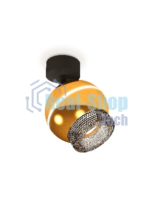 Комплект поворотного светильника Ambrella light XM1105011 PYG/SBK/BK золото желтое полированное/черный песок/тонированный MR16 GU5.3 LED 3W 4200K