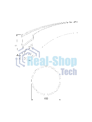 Slim Magnetic Шинопровод накладной (черный) (? 800мм) 85160/00