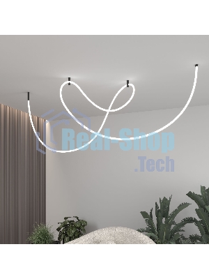 Гибкий неон 336Led 12W IP20 4200K Full light круглый дневной белый, 8 м (24V 12W 336Led 2835 IP20)