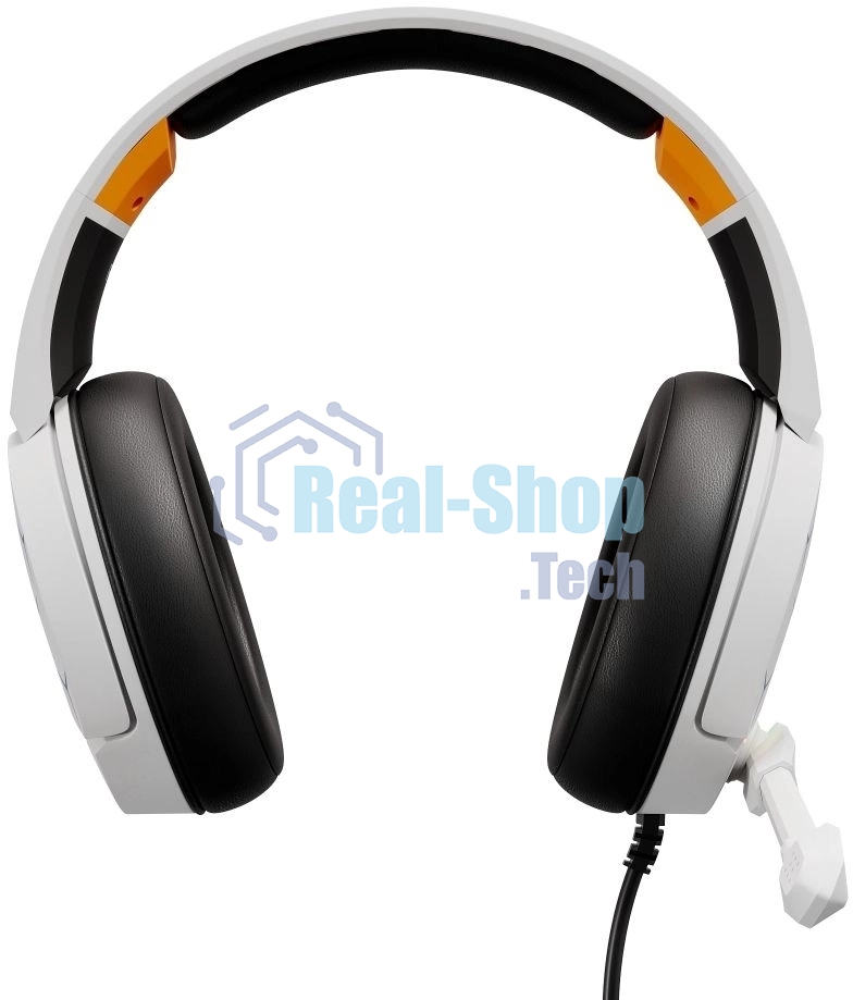 Гарнитура Oklick HS-L710G белый/чёрный, проводная, USB, подсветка