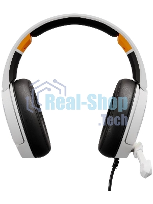 Гарнитура Oklick HS-L710G белый/чёрный, проводная, USB, подсветка