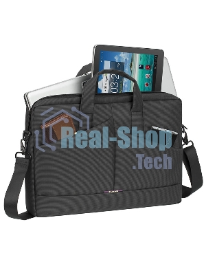 Сумка для ноутбука 15,6” Riva Case 8731 серый, полиэстер