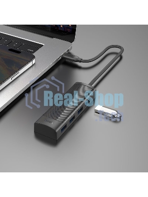 USB-концентратор Hoco HB41, USB Type-C, USB 3.0, USB Type-C
