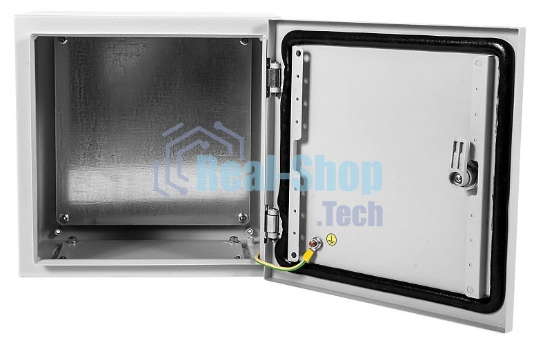 Шкаф электротехнический настенный Elbox EMW, IP66, 600х600х210 мм (ВхШхГ), дверь: металл, металл, серый