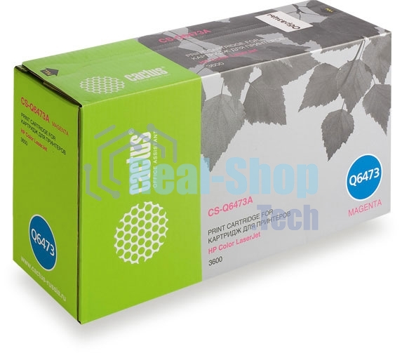 Картридж лазерный Cactus CS-Q6473A пурпурный (4000 стр.) для HP Color LaserJet 3600