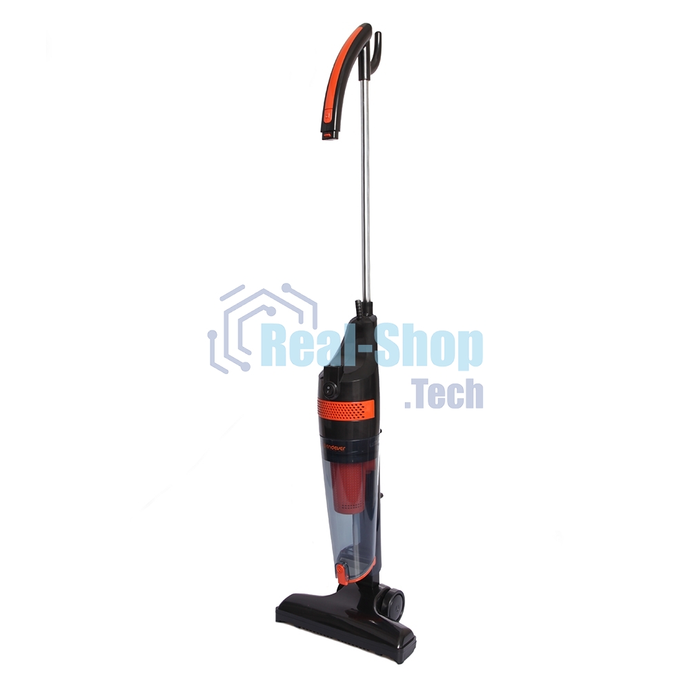 Пылесос вертикальный Endever SkyClean VC-294 черный/оранжевый, питание от сети, 120 Вт, уборка сухая, пылесборник 1.5 л