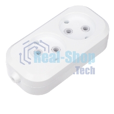 Колодка Rexant 2 гнезда без заземления