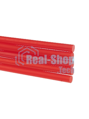Клеевые стержни Rexant, Ø7 мм, 100 мм, красные, 6 шт., блистер