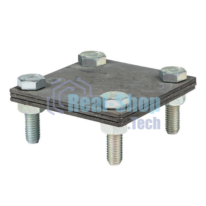 Зажим полоса 40 - полоса 40 (3 пластины 70х70 мм) HZ PROxima EKF lp-g3105