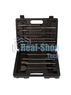 Набор буров и долот Kranz SDS PLUS, 13 предметов