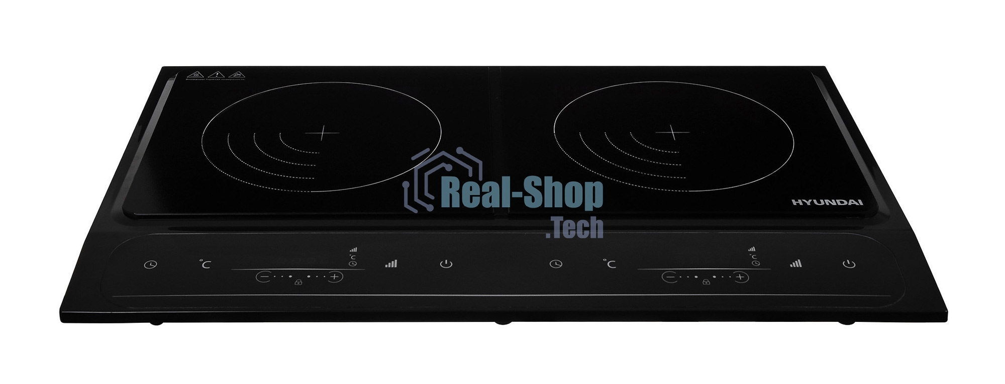 Плита настольная электрическая Hyundai HYC-0107 черный стеклокерамика (настольная)