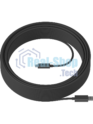 Кабель Accessory Logitech STRONG USB 3.1 CABLE 10 M, графитовый