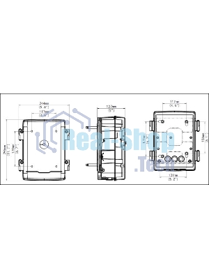 Монтажная коробка Uniview TR-JB12-IN для PTZ камер, 296мм x 244мм x 127мм, 2.5кг