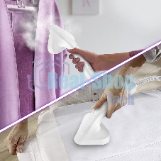 Отпариватель Kitfort КТ-9110-1 белый/фиолетовый, 2180 Вт, 45 г/мин, 600 мл