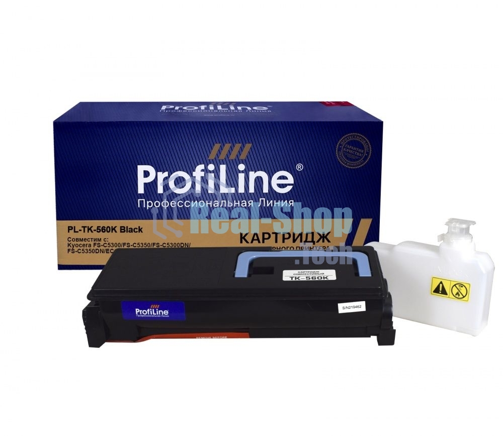 Картридж лазерный ProfiLine PL-TK-560K для принтера Kyocera FS-C 5300DN/5350DN/ECOSYS P6030cdn 12000 копий черныйProfiLine