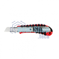 Нож Matrix, 18 мм выдвижное лезвие металлическая направляющая эргоном. двухкомпонентная рукоятка