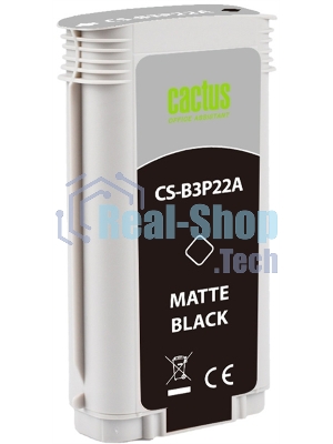 Картридж струйный Cactus CS-B3P22A №727 черный матовый (130 мл) для HP DJ T920/T1500/T2530
