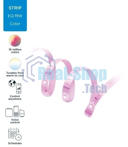 Лента светодиодная WiZ Wi-Fi LED Strip 1M 880lm extension