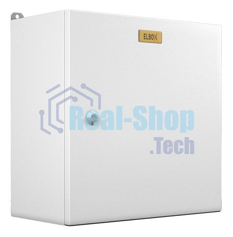 Шкаф электротехнический настенный Elbox EMW, IP66, 600х600х210 мм (ВхШхГ), дверь: металл, металл, серый