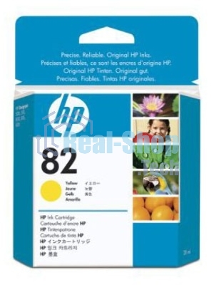 Картридж струйный HP №82 CH568A желтый для HP DJ 510 (28мл)