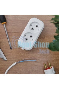 Колодка Rexant 2 гнезда без заземления