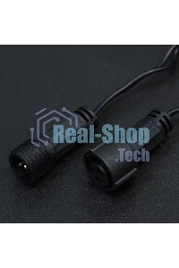 Гирлянда Neon-night Нить 10м, постоянное свечение, черный ПВХ, 24В, белый