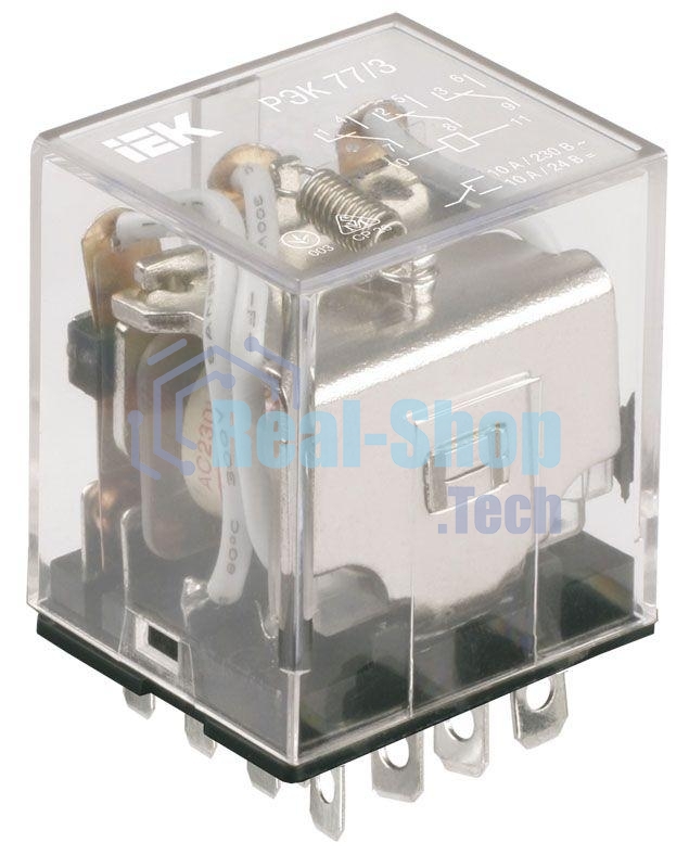 Реле РЭК 77-3 10А 24В DC ИЭК RRP10-3-10-024D