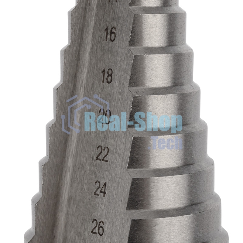 Сверло по металлу ступенчатое Kranz 4,0-32,0 мм