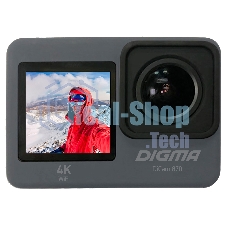 Экшн-камера Digma DiCam 870 серый