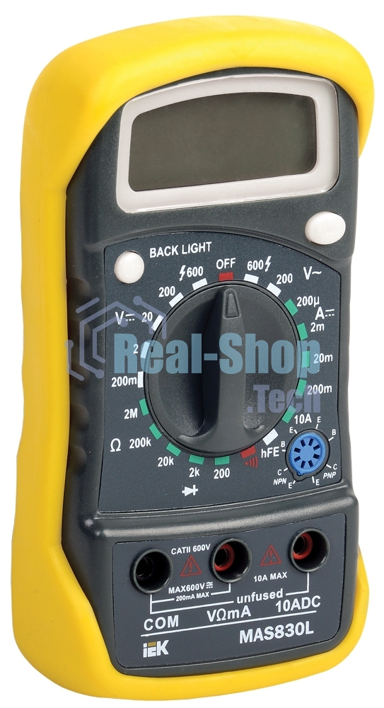 Мультиметр цифровой Master MAS830L ИЭК TMD-3L-830