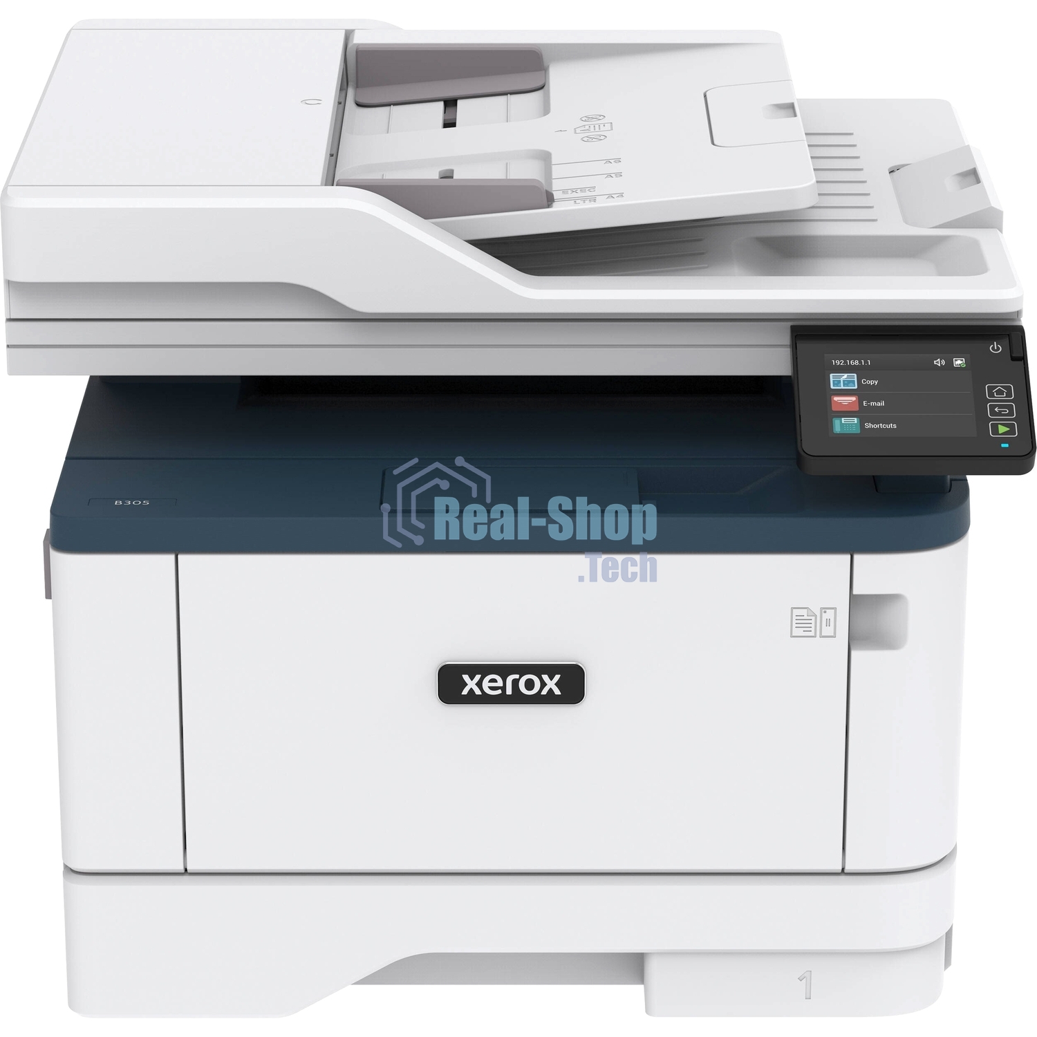 МФУ лазерное Xerox B305 (B305V_DNI), A4, ч/б, печ. до 38 стр/мин., скан. до 46 стр/мин. (ч/б) 20 стр/мин. (цвет), 600x600dpi, USB, RJ-45, Wi-Fi