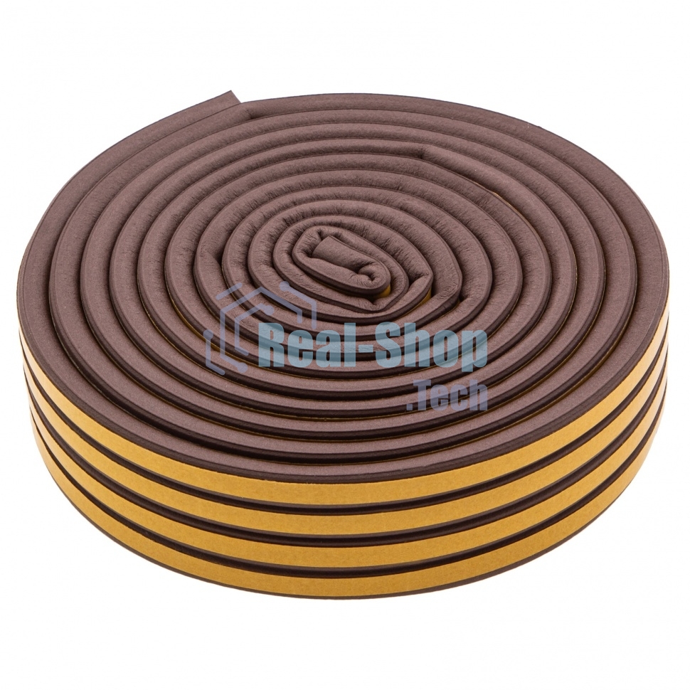 Уплотнитель резиновый Сибртех, 12 м, профиль 