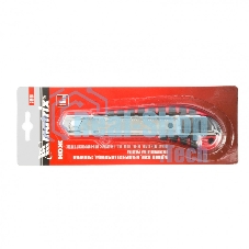 Нож Matrix, 18 мм выдвижное лезвие металлическая направляющая эргоном. двухкомпонентная рукоятка