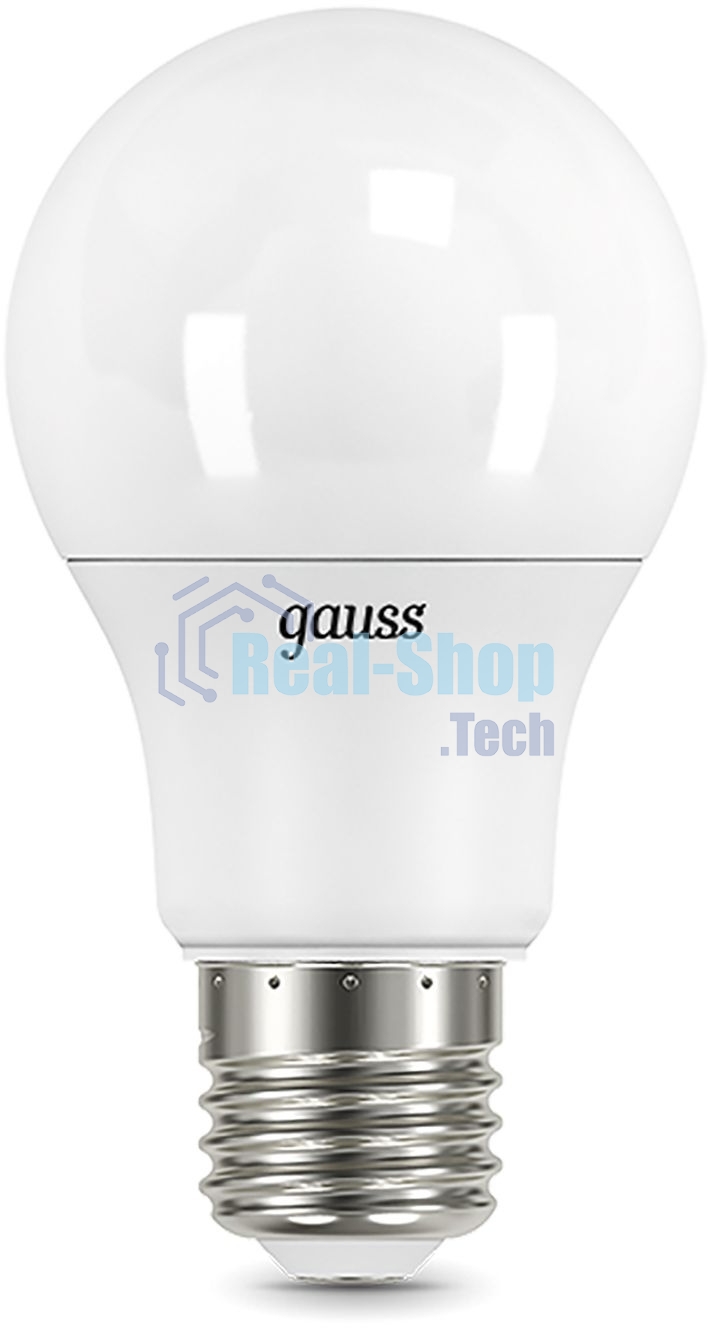 Лампа светодиодная Gauss A60 10Вт цок.: E27 шар 220B 3000K св. свеч. бел. теп. A60 (упак.: 10 шт)