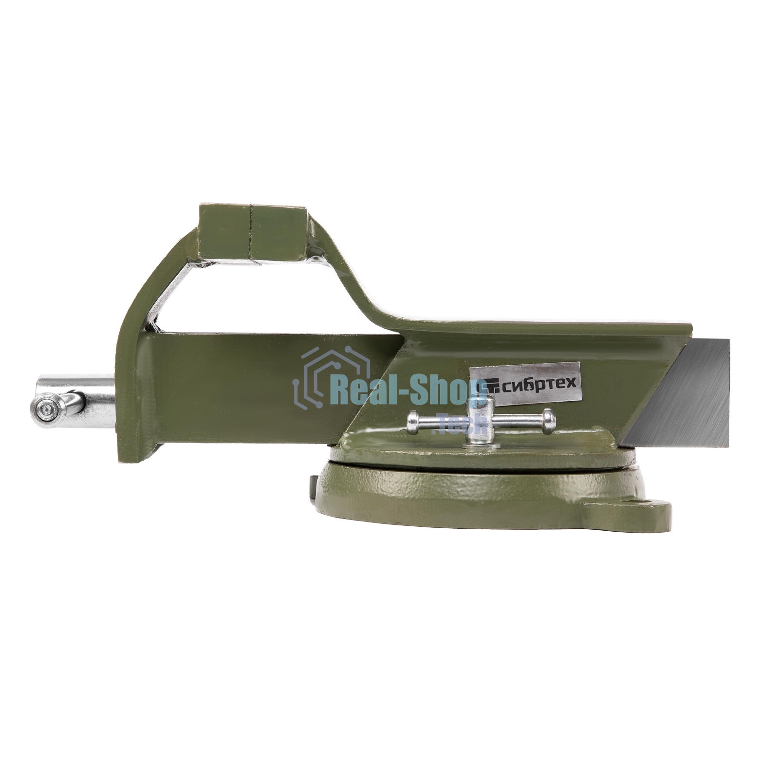 Тиски слесарные Сибртех 100 мм, стальные, поворотные