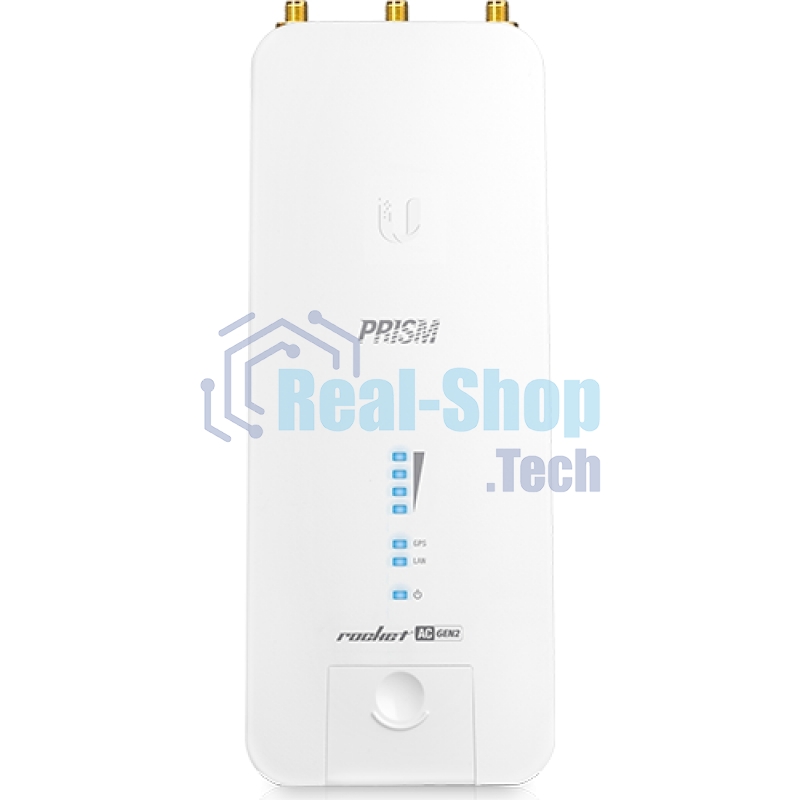 Точка доступа Ubiquiti RP-5AC-Gen2 Rocket 5AC PRISM Gen 2 Радиоустройство 5 ГГц, PtMP/PtP, airMAX ac, 2x RP-SMA, фильтры airPrism, GPS Sync