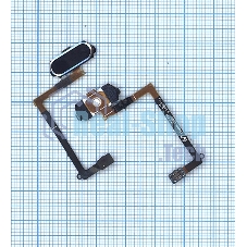 Кнопка HOME в сборе с механизмом и шлейфом для Samsung Galaxy S6 SM-G920F синяя