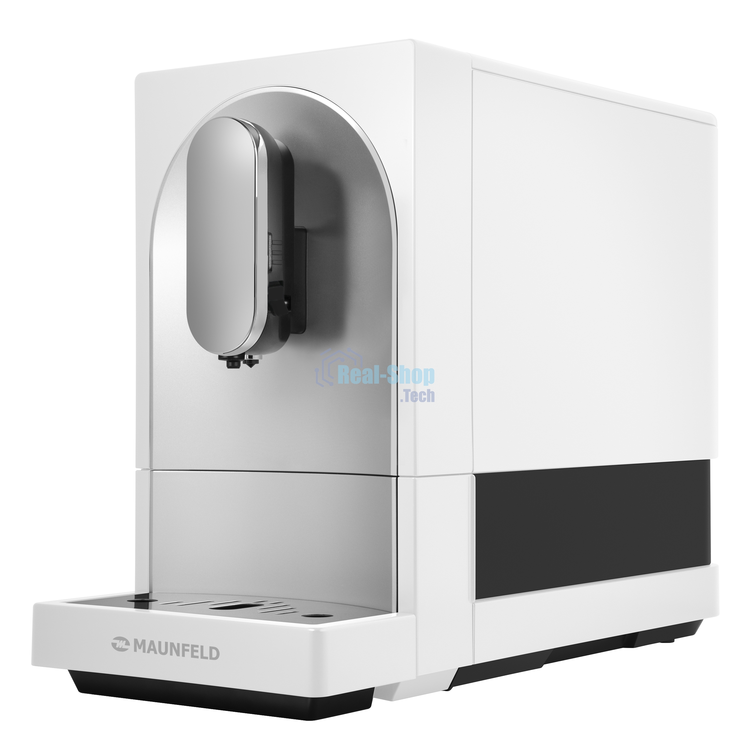 Кофемашина автоматическая Maunfeld MF-A8021CWH белый, исп. кофе - зерновой, 1.1 л, 1470 Вт, 19 бар