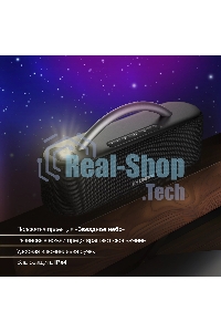 Колонка портатитвная Hyundai H-PS1028 черный 60W 2.0 BT 10м 4400mAh