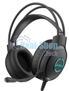 Гарнитура A4Tech Fstyler FH300U белый, проводная, подсветка