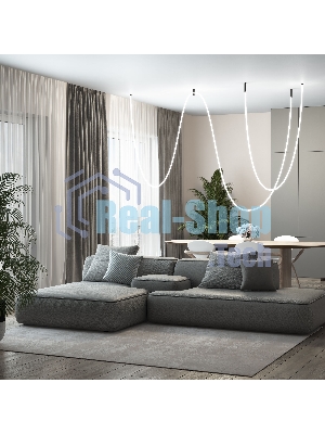 Гибкий неон 336Led 12W IP20 4200K Full light круглый дневной белый, 8 м (24V 12W 336Led 2835 IP20)