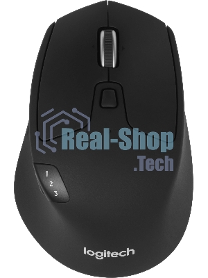 Мышь беспроводная Logitech M720 Triathlon черный, 1000 dpi, радиоканал, Bluetooth, USB, кнопки - 8