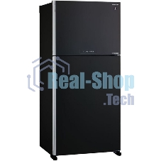Холодильник Sharp SJ-XG60PMBK черный двухкамерный 422/178 л морозилка сверху, No Frost