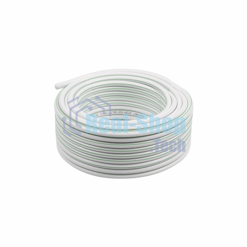 Кабель коаксиальный PROconnect SAT 703B, 75 Ом, CCS/Al/Al, 75%, бухта 50 м, белый
